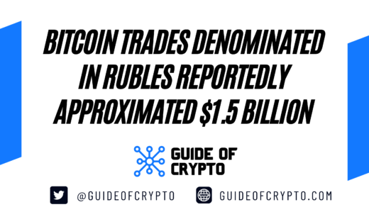 Bitcoin Trades Denominated In Rubles Reportedly Approximated $1.5 Billion