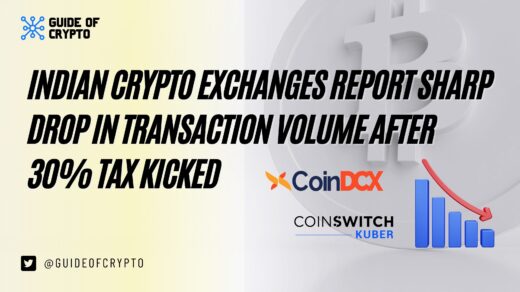 Indian Crypto Exchanges Report Sharp Drop in Transaction Volume After 30% Tax Kicked